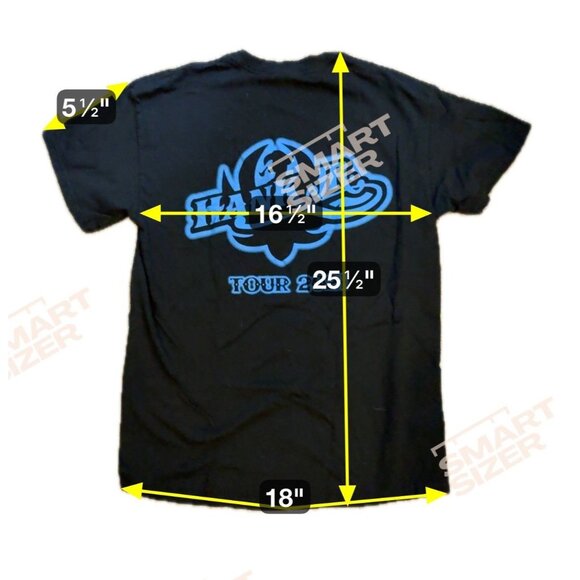 Hank Williams Jr Concert Black Shirt Tour 2021 Medium - Picture 5 of 5